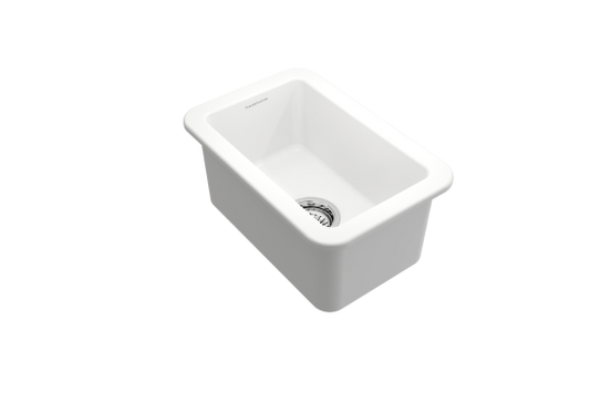 Cuisine 30 x 46 Inset / Undermount Fine Fireclay Matte White Sink