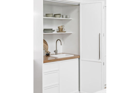 Cuisine 30 x 46 Inset / Undermount Fine Fireclay Gloss White Sink