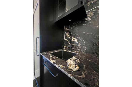 Cuisine 46 x 46 Inset / Undermount Fine Fireclay Matte Black Sink