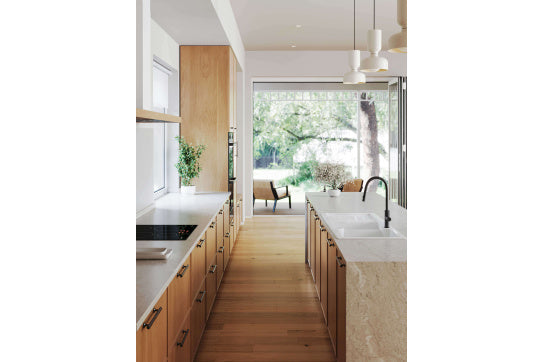 Cuisine 116 x 50 Inset / Undermount Fine Fireclay Gloss White Sink - Double Bowl and Single Drainer