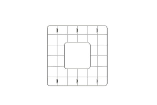 Cuisine 46 x 46 Inset / Undermount Fine Fireclay Matte Black Sink