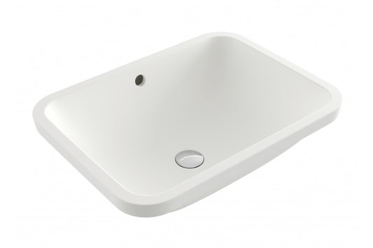 Fino Large 55 x 41 Under Counter Fireclay Basin - Matte White