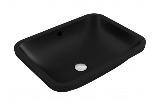 Fino Large 55 x 41 Under Counter Fireclay Basin - Matte black