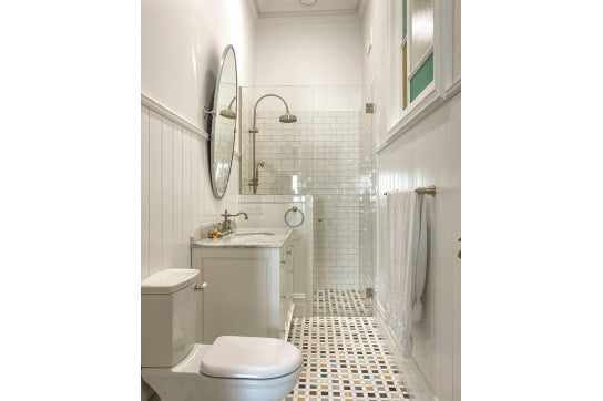 Coventry 120 x 55 Single Bowl Satin White Vanity with Real Marble Top & Ceramic Undercounter Basin