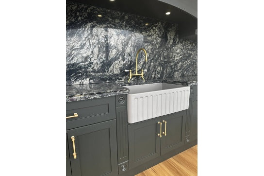 Ludlow Bridge Mixer Tap - Brushed Brass