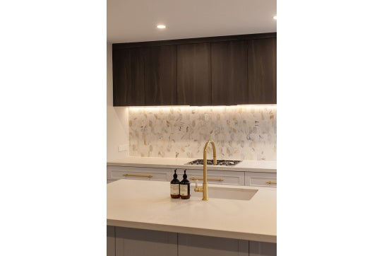 Ludlow Pull Out Sink Mixer - Brushed Brass