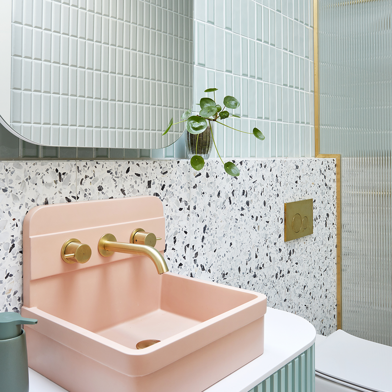 Cylinder - Funl Basin (Blush Pink)
