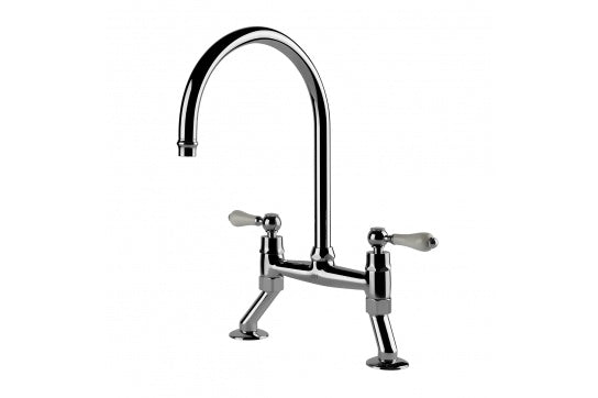 Ludlow Bridge Mixer Tap - Chrome