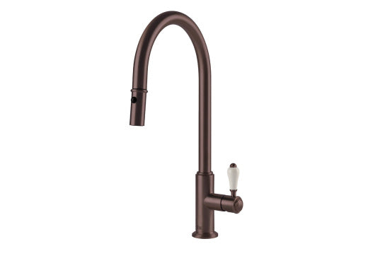 Ludlow Pull Out Mixer Tap - English Bronze