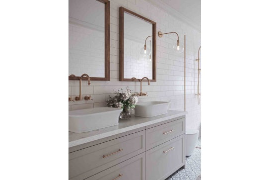 Kirkham 52 x 38 TitanCast Solid Surface Basin - Gloss White — White & Neutral, Above Counter, Rectangle
