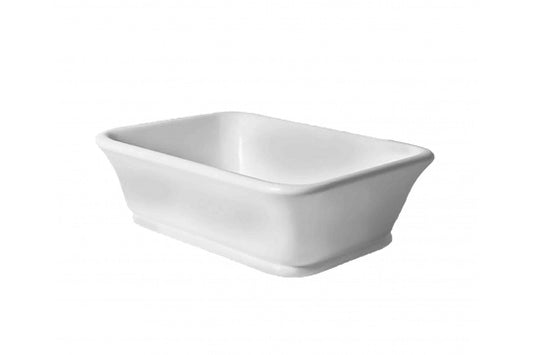 Kirkham 52 x 38 TitanCast Solid Surface Basin - Satin Silk White