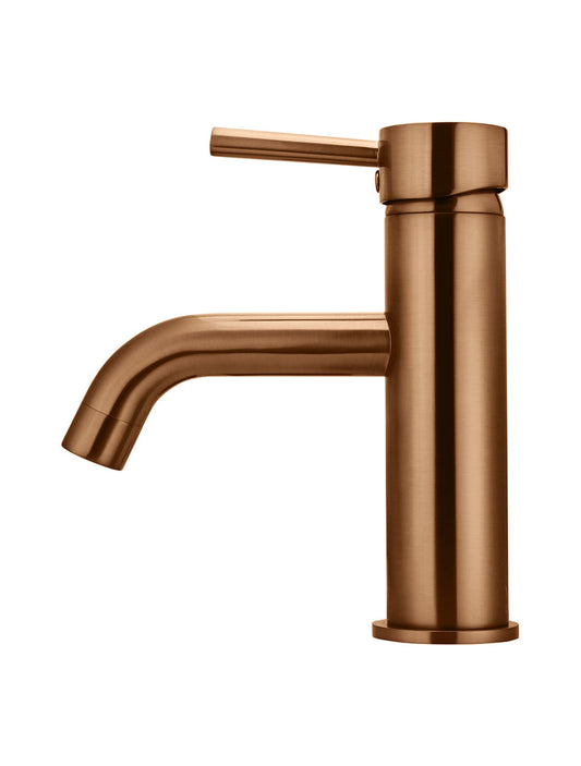 ROUND BASIN MIXER CURVED