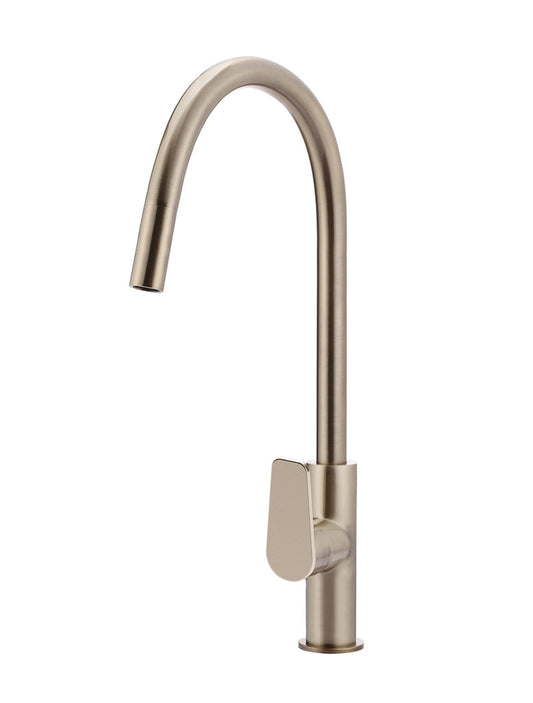 ROUND PADDLE PICCOLA PULL OUT KITCHEN MIXER TAP