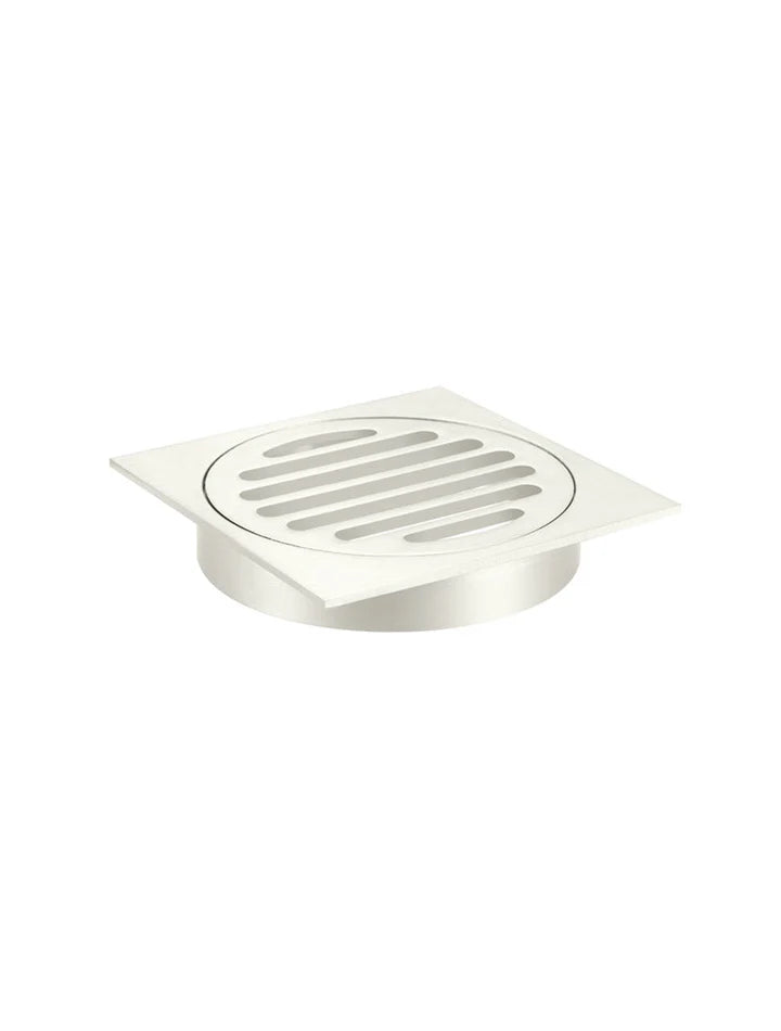 SQUARE FLOOR GRATE SHOWER DRAIN 100MM OUTLET