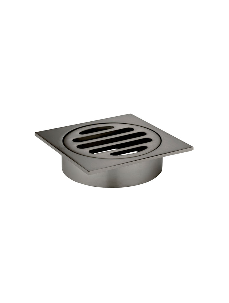 SQUARE FLOOR GRATE SHOWER DRAIN 80MM OUTLET