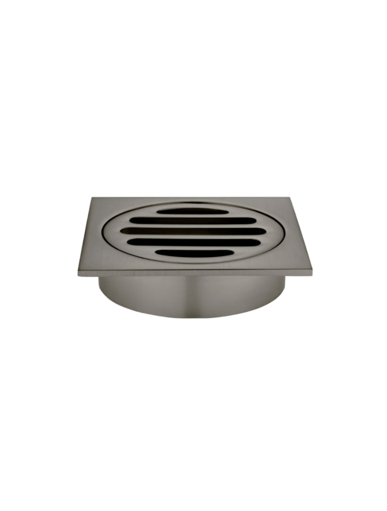 SQUARE FLOOR GRATE SHOWER DRAIN 80MM OUTLET