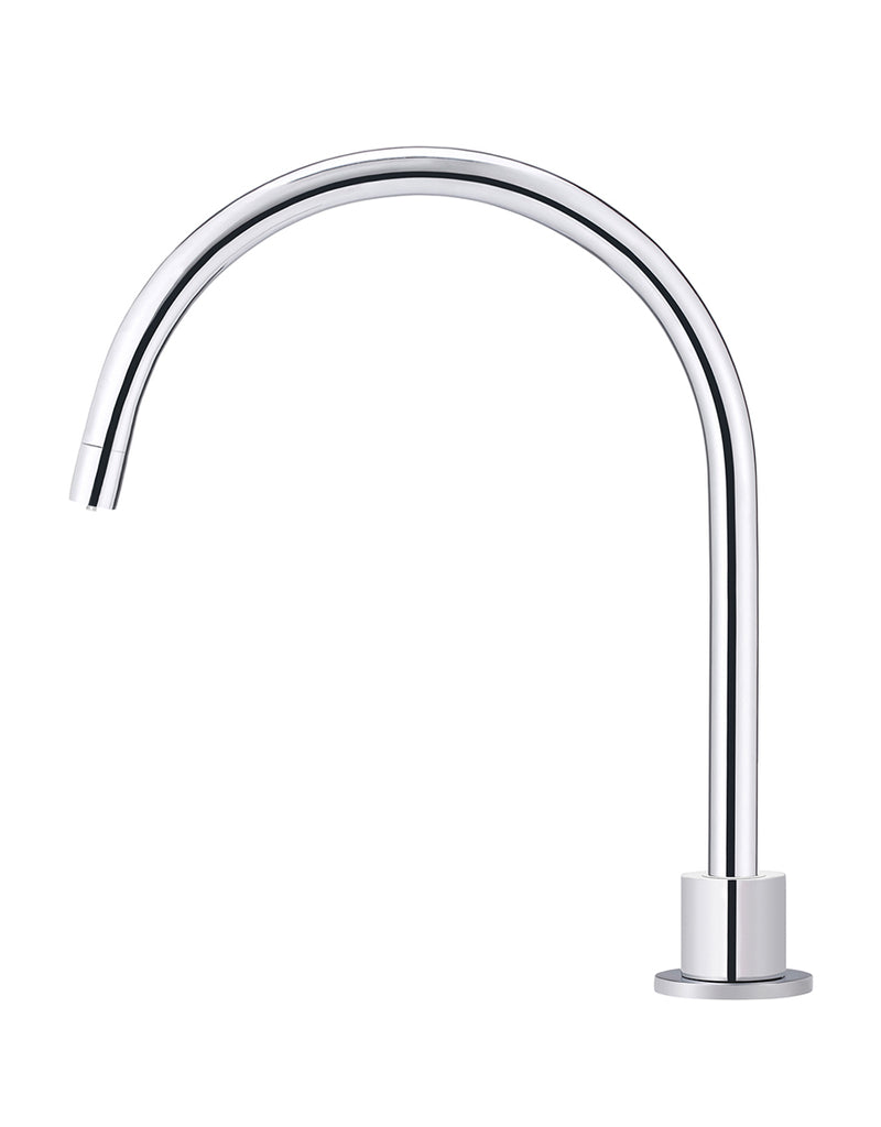 Round Gooseneck High-Rise Swivel Hob Spout