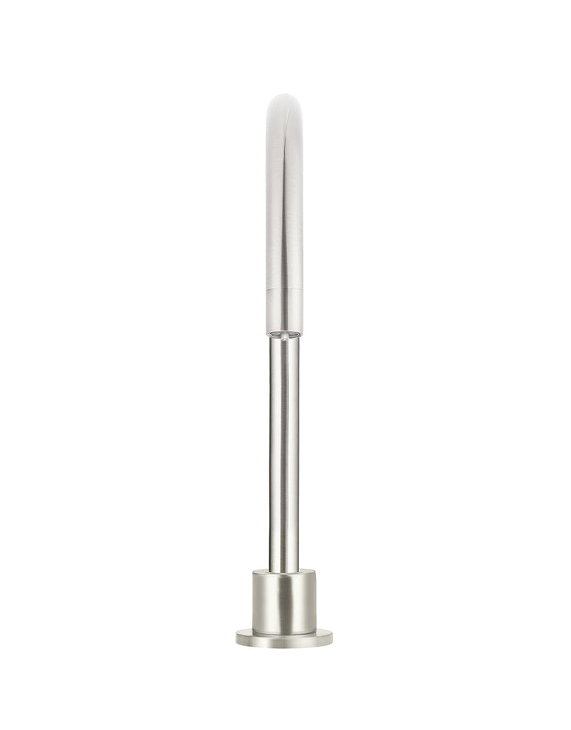 Round Gooseneck High-Rise Swivel Hob Spout