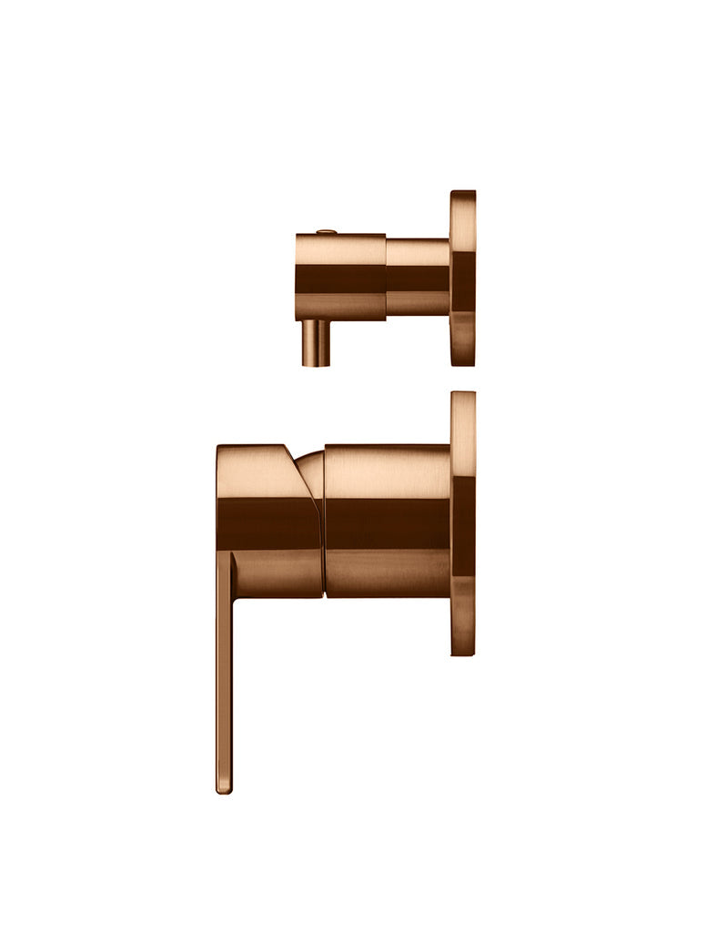 ROUND DIVERTER MIXER PADDLE HANDLE TRIM KIT (IN-WALL BODY NOT INCLUDED)