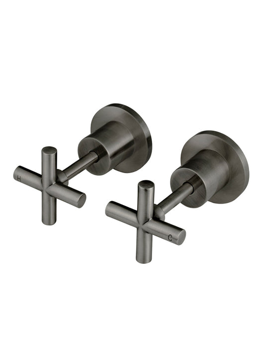 ROUND CROSS HANDLE JUMPER VALVE WALL TOP ASSEMBLIES
