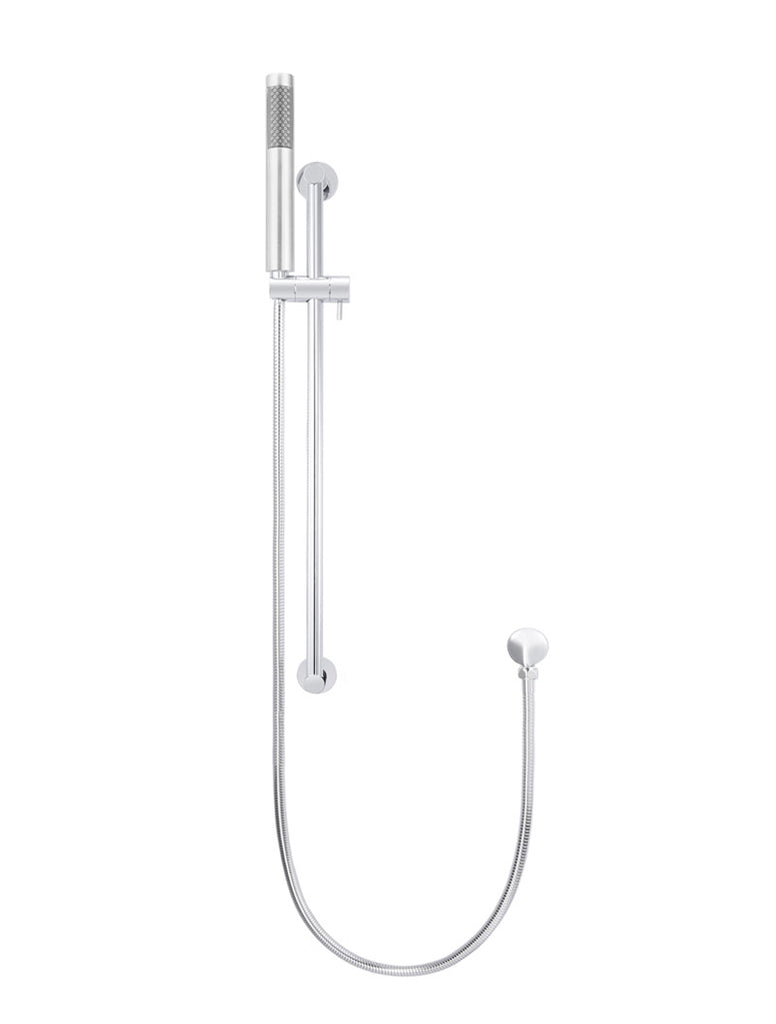 ROUND HAND SHOWER ON RAIL COLUMN
