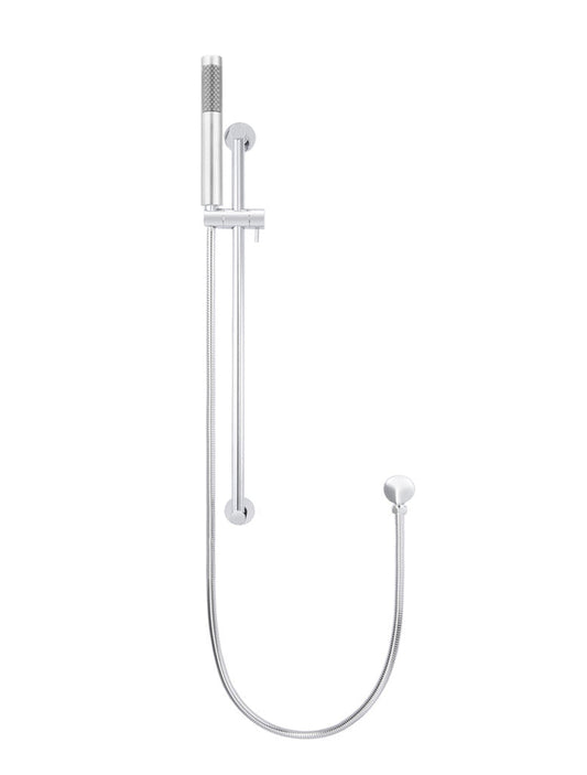 ROUND HAND SHOWER ON RAIL COLUMN