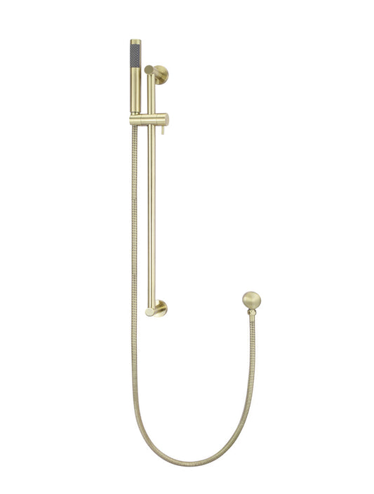 ROUND HAND SHOWER ON RAIL COLUMN