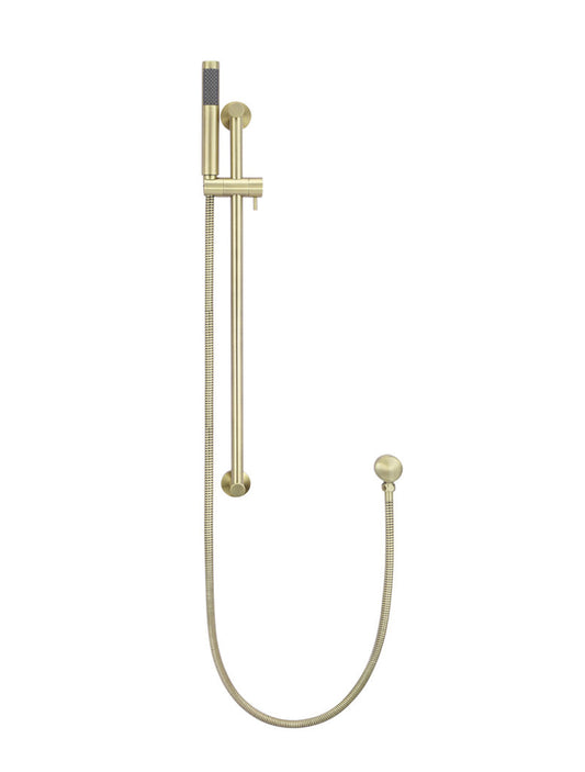 ROUND HAND SHOWER ON RAIL COLUMN