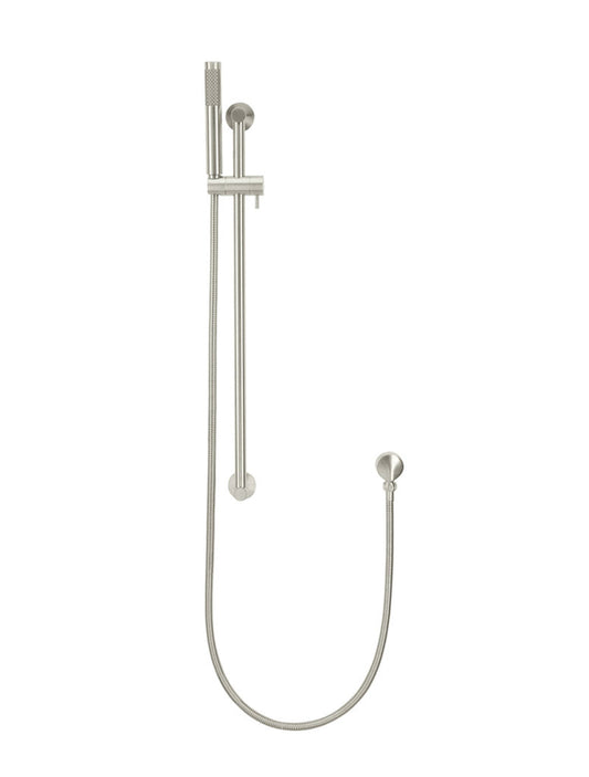 ROUND HAND SHOWER ON RAIL COLUMN