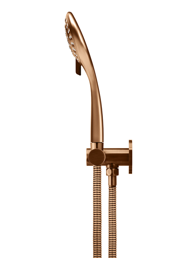ROUND HAND SHOWER ON SWIVEL BRACKET