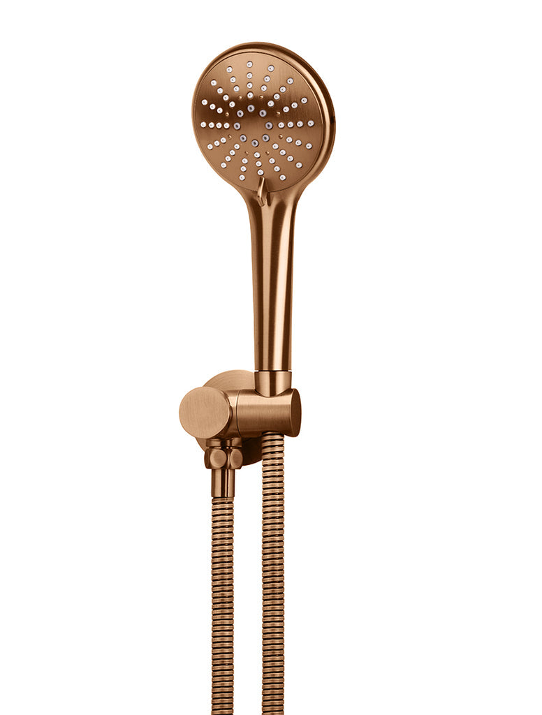ROUND HAND SHOWER ON SWIVEL BRACKET