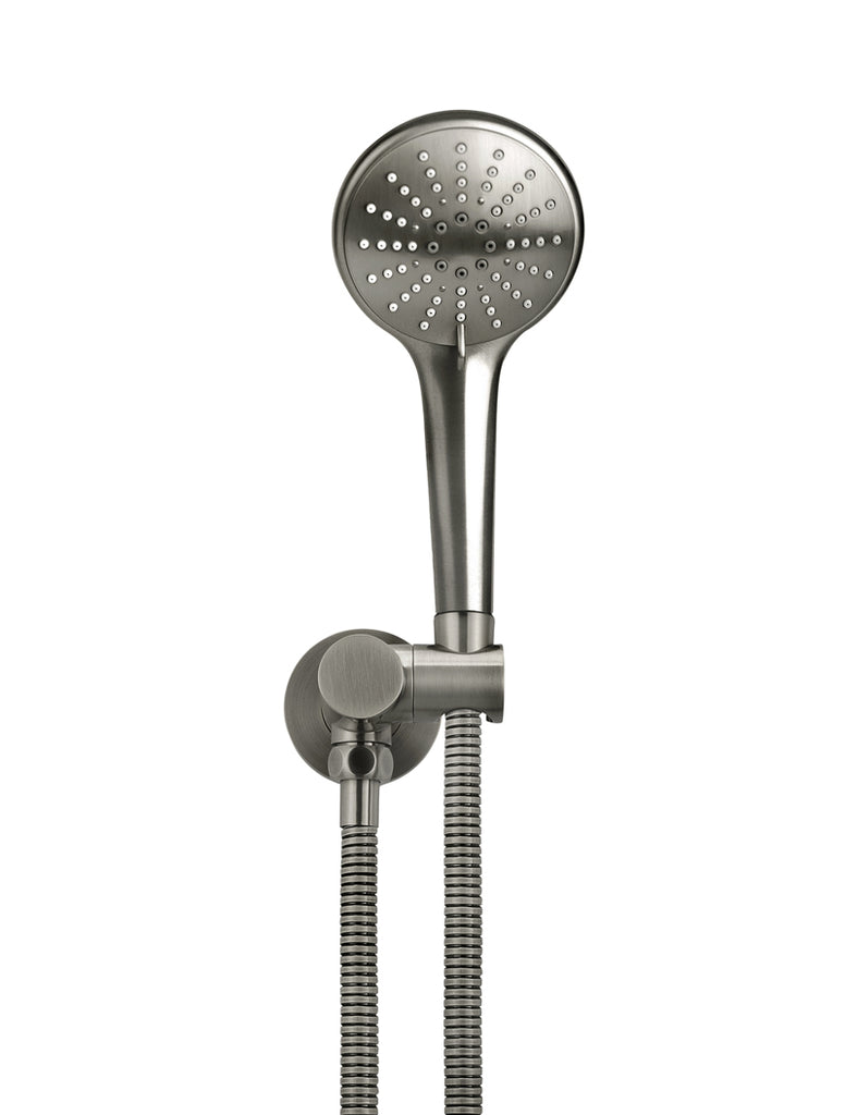 ROUND HAND SHOWER ON SWIVEL BRACKET