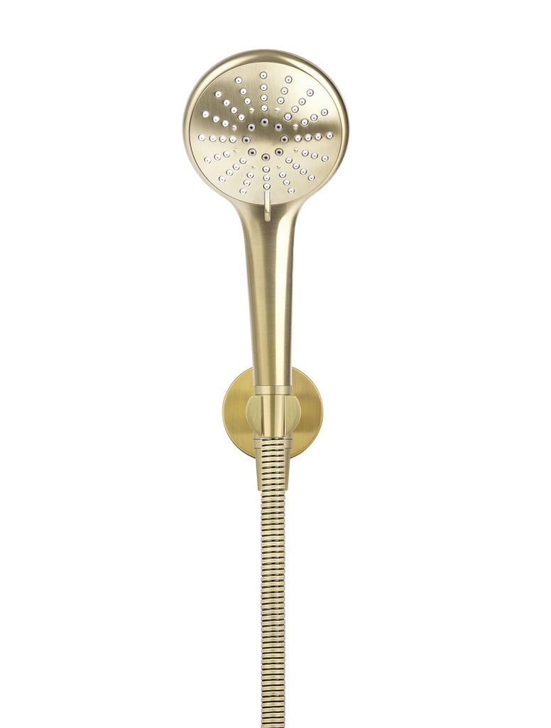 ROUND THREE FUNCTION HAND SHOWER ON FIXED BRACKET