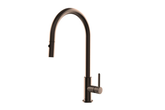 Naples Pull Out Mixer Tap - English Bronze