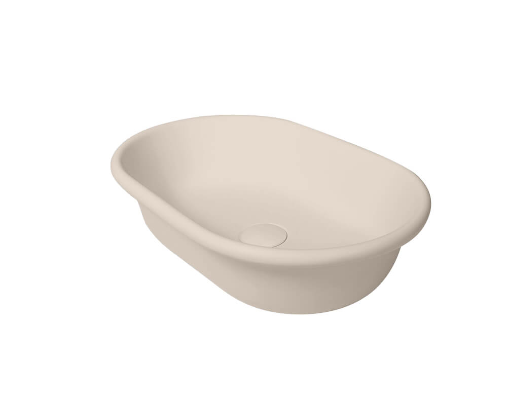 Blanche 53 x 36 TitanCast Solid Surface Above Counter Basin - Special Finish