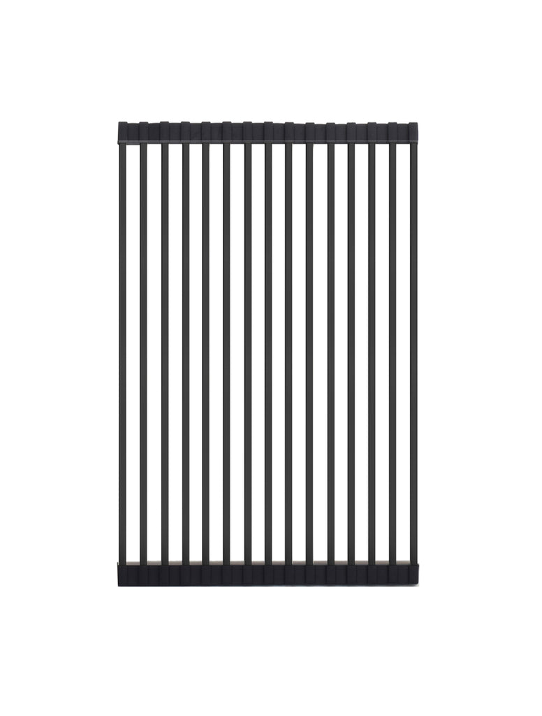 LAVELLO STAINLESS STEEL ROLLING MAT PROTECTOR GUNMETAL BLACK