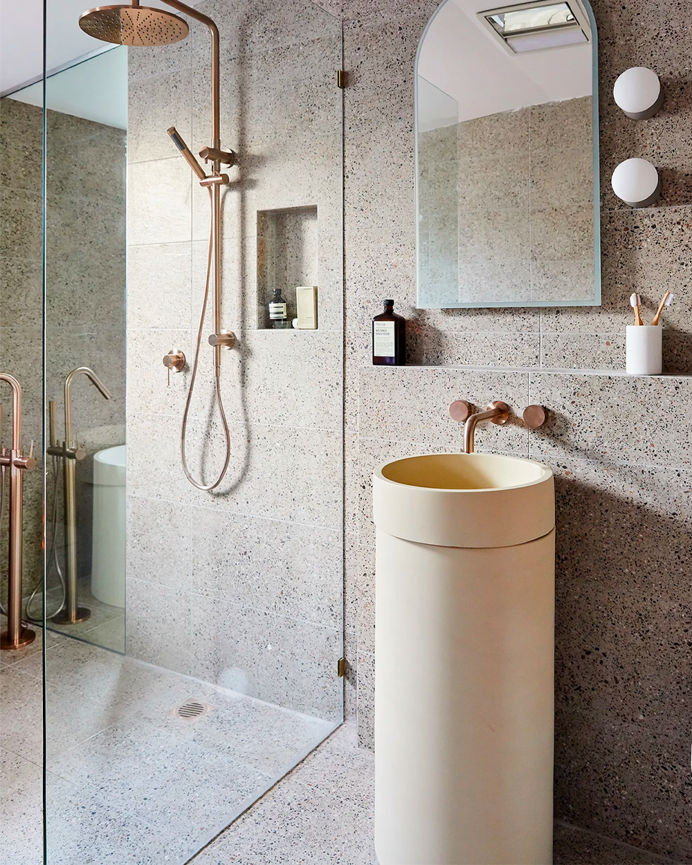 Cylinder - Hoop Basin (Custard)