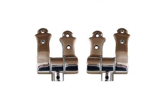 Birmingham Soft Close Seat Hinges in Chrome