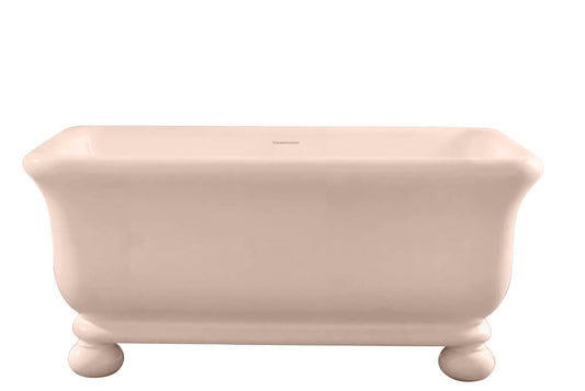 Kirkham 160 x 85 TitanCast Solid Surface Freestanding Bath with Ball Feet - Special Finish