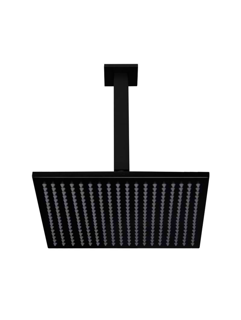 SQUARE CEILING SHOWER 300MM ROSE, 200MM DROPPER