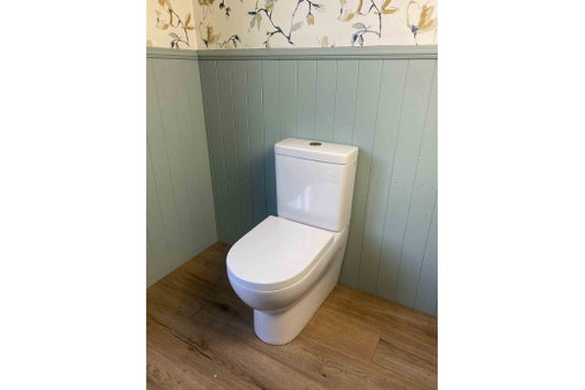 Round Brushed Brass Flush Button