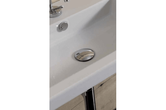 Universal 32/40mm Two Piece Mushroom brass Pop-up Waste - Brushed Nickel