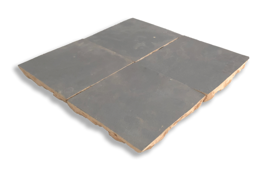 Medina Pewter Grey Moroccan Zellige Square Tile
