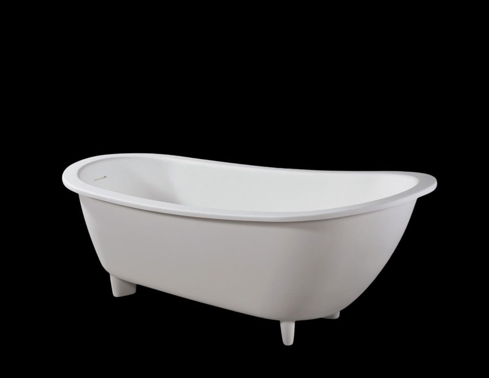 Genevieve VX40-1700 Freestanding Stone Bath with Overflow