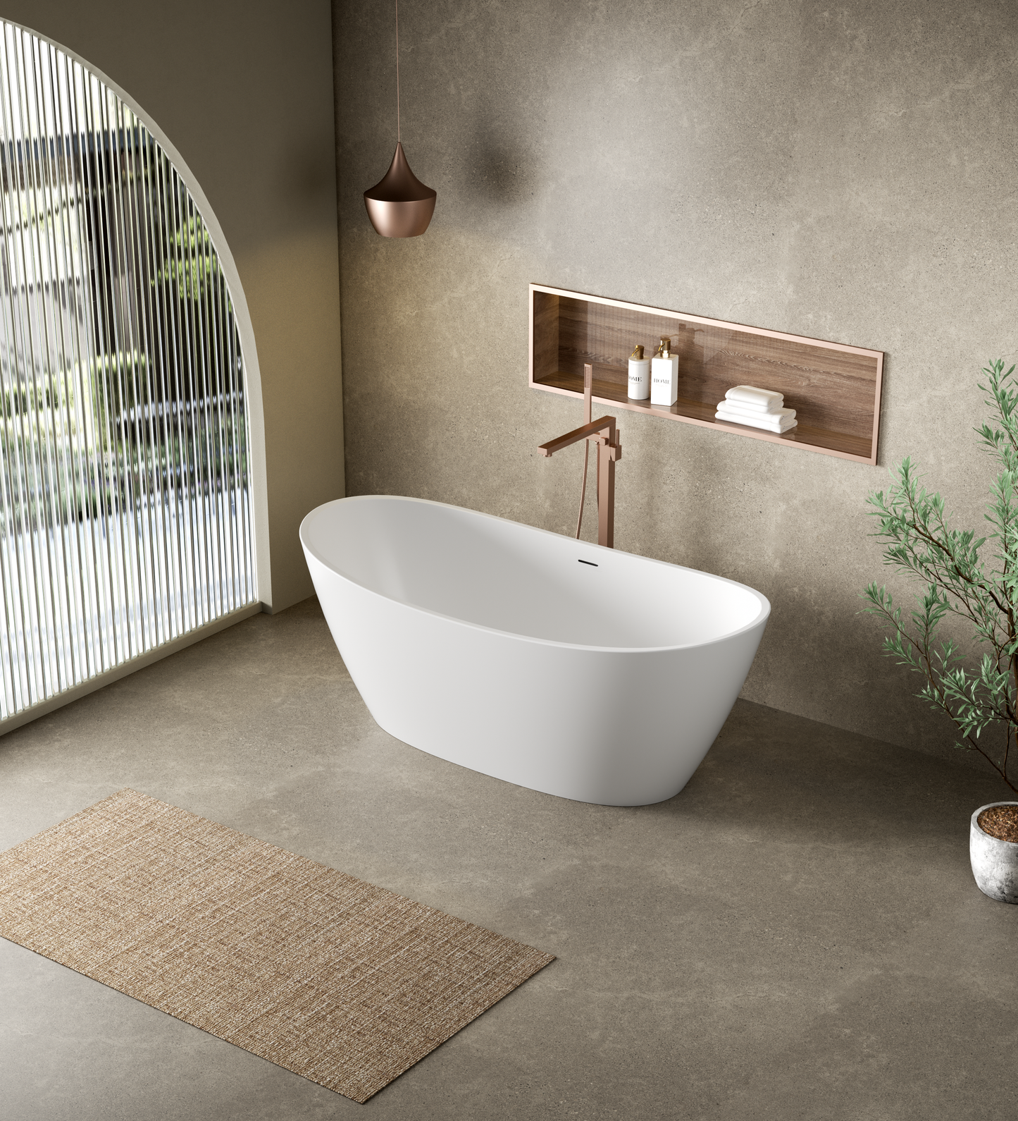 Valla Acrylic Free Standing Bathtub LK-VE