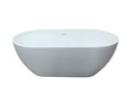 Lucia VX18 1500 Freestanding Stone Bath with Overflow