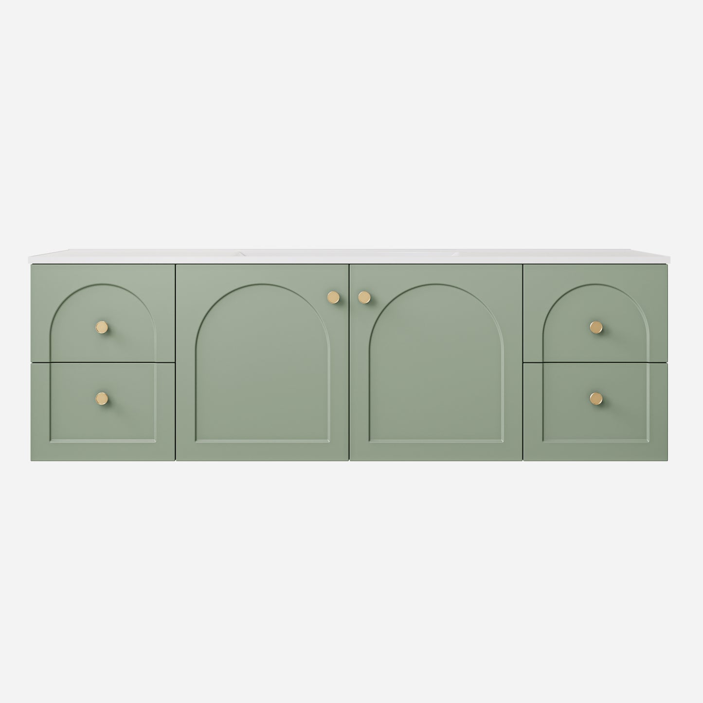 Chester Federation wall hung PVC Cabinet Matte Grey