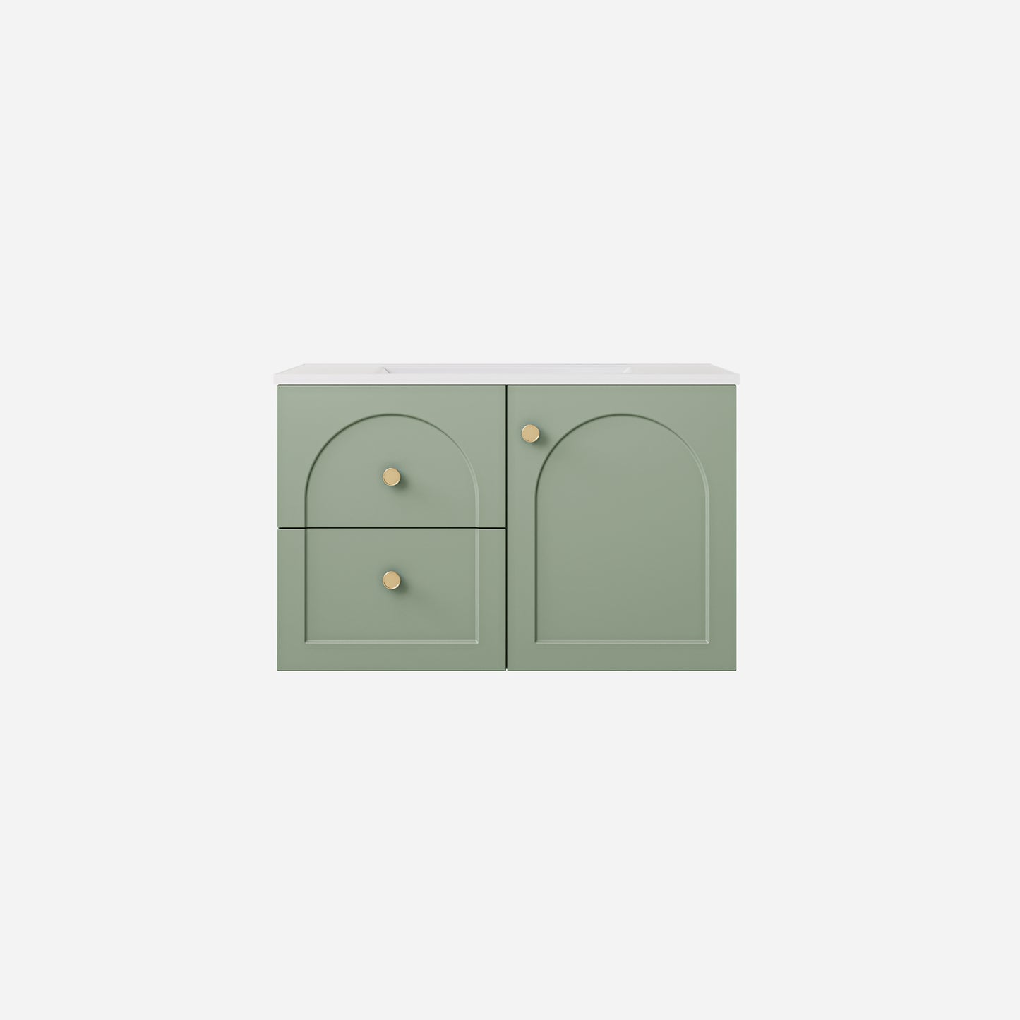 Chester Federation wall hung PVC Cabinet Matte Grey