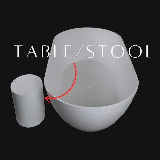 Solid Surface Table/Stool