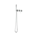 Argia Wall Mixer with Diverter & Hand Shower Trim Kit - Chrome